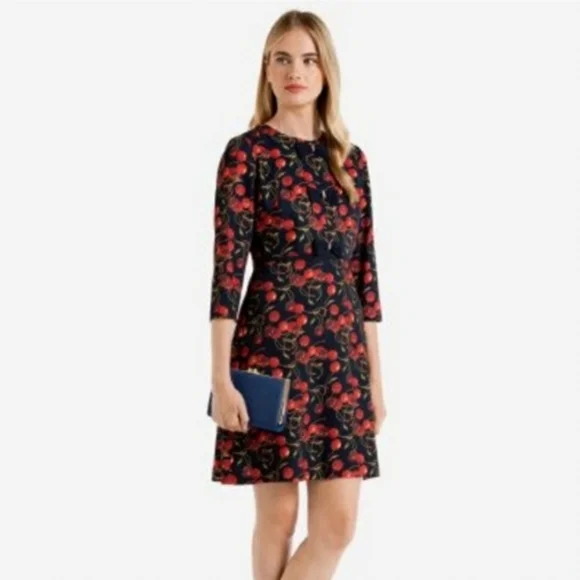 Ted Baker Women's Fyra Cheerful Cherry Bow Dress - Picture 4 of 16